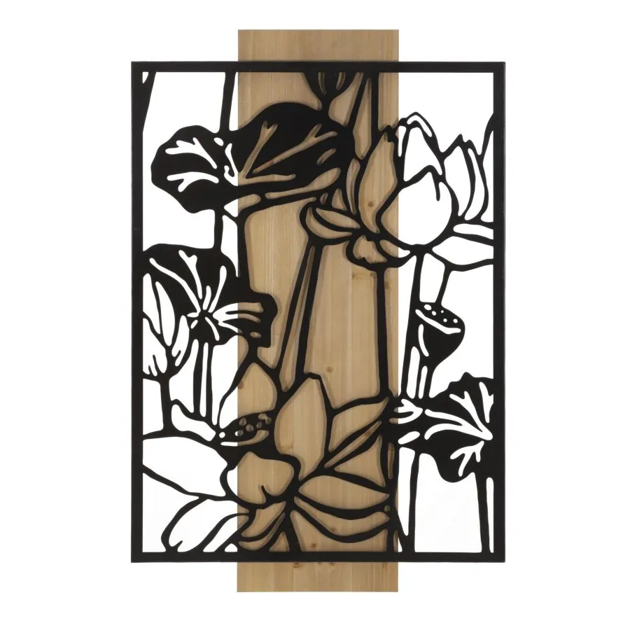 Panel ścienny LOTUS Ferro i Wood 60x2x90 cm